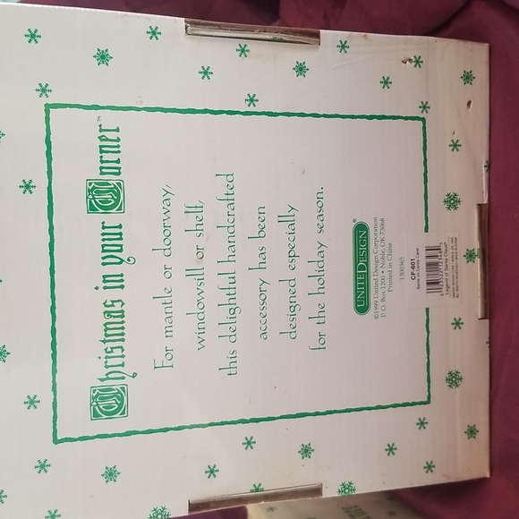 Christmas In Your Corner Set NWOT Vintage - Picture 2 of 6